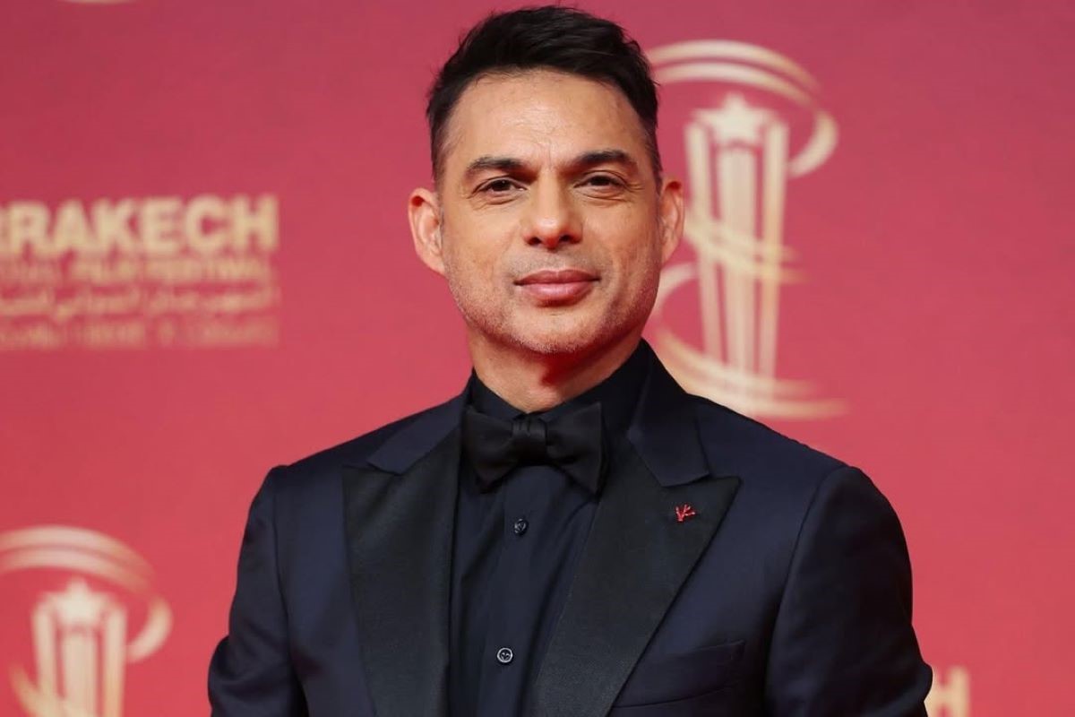 پیمان معادی و دخترش روی فرش قرمز اختتامیه جشنواره فیلم مراکش