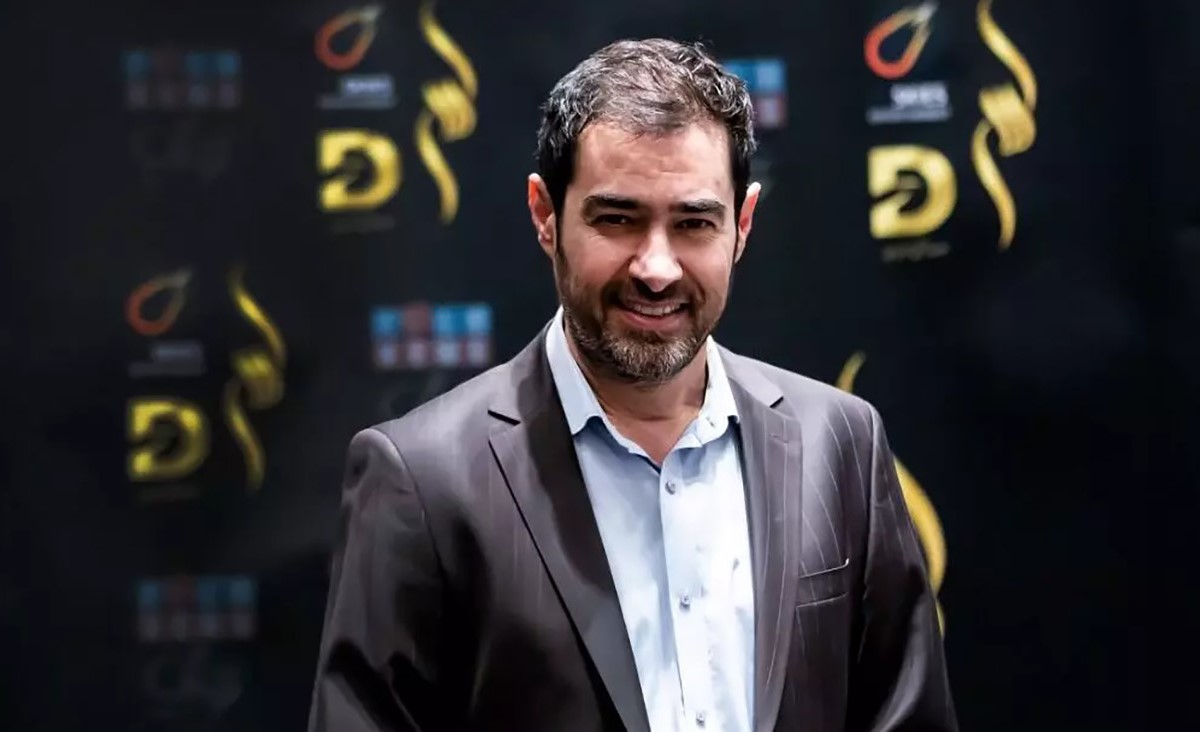 شهاب حسینی و همسر و پسرش در اکران فیلم حرف آخر ساخته خودش