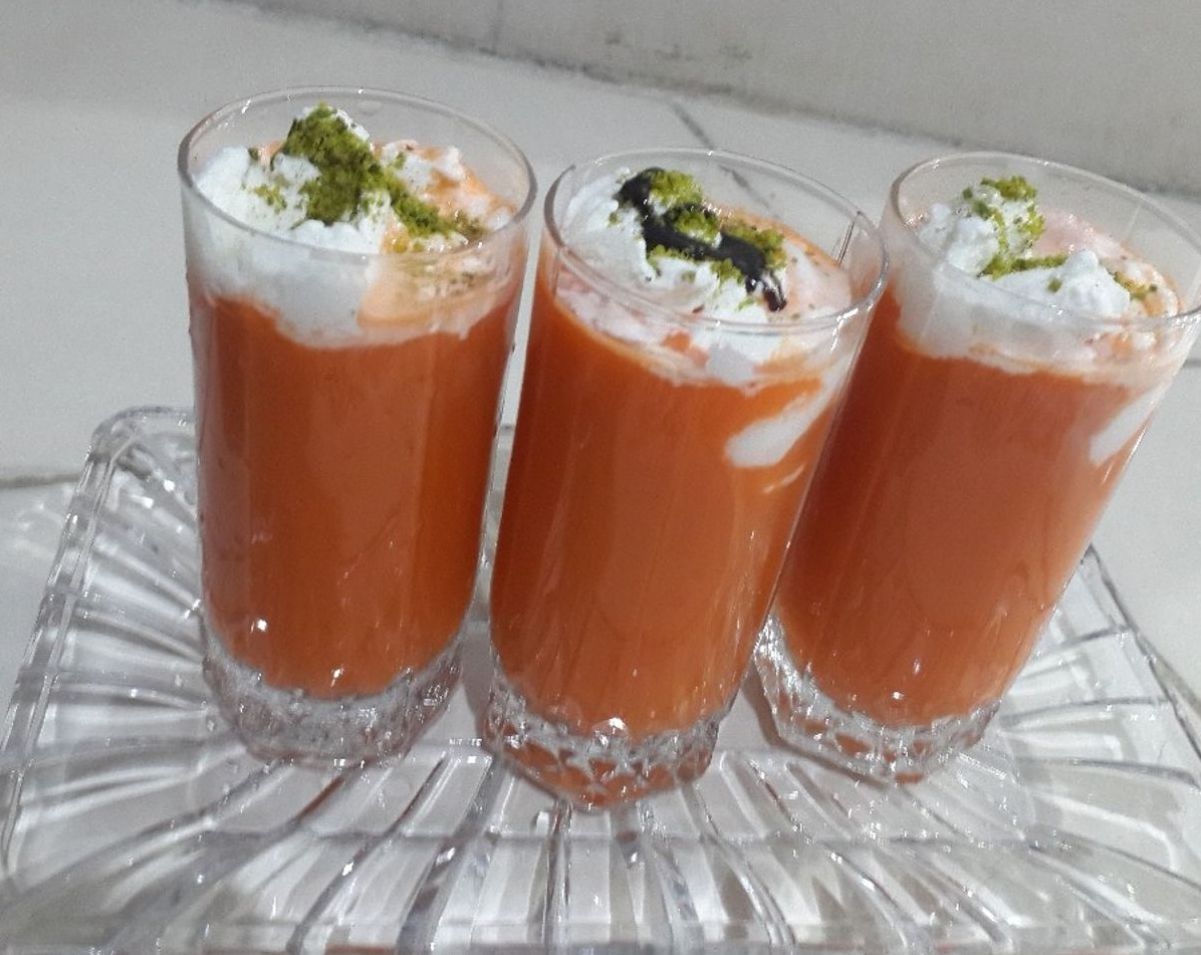 طرز تهیه بستنی هویجی ساده و فوری