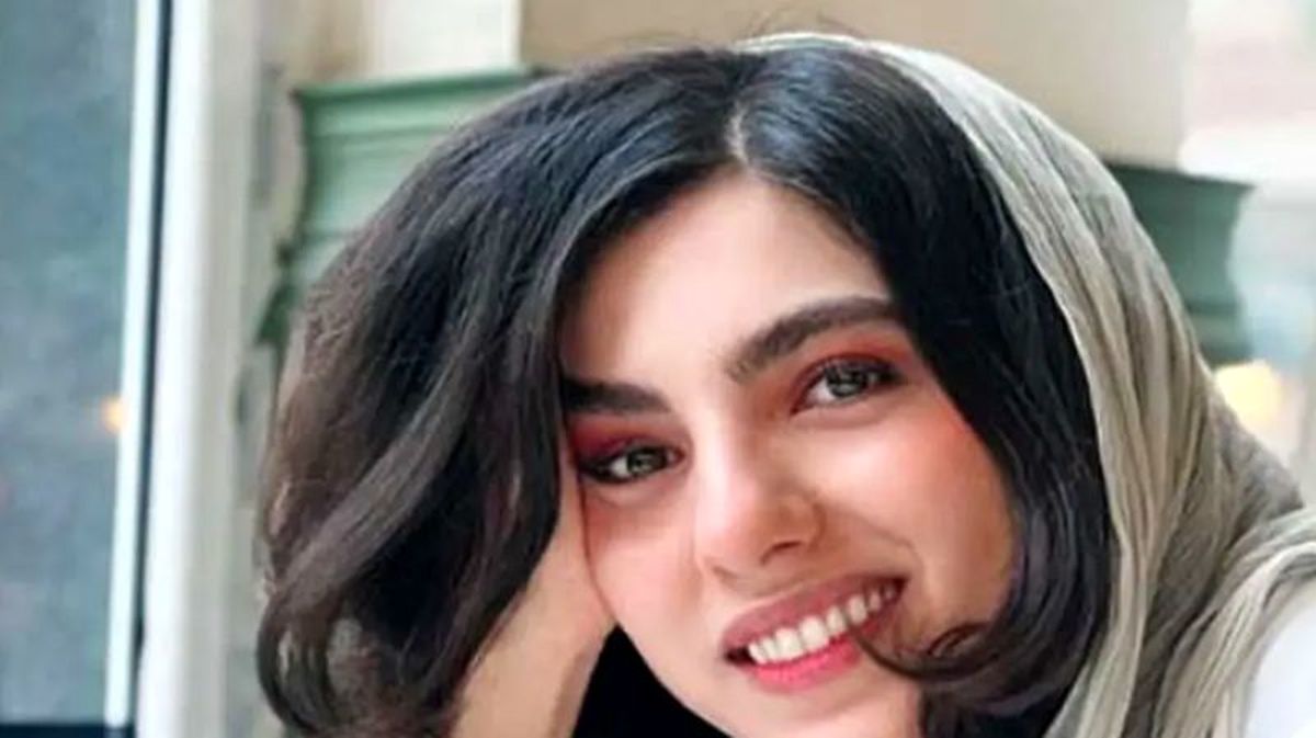 رونمایی از گریم بنفشه ریاضی در فیلم جدیدش