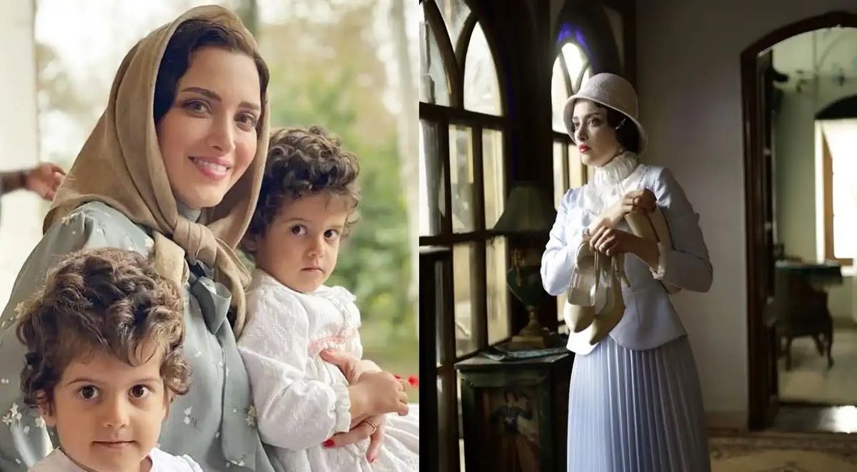 عشق بی‌پایان بهنوش طباطبایی به فرزندان زیبا و خوش چهره اش+ عکس