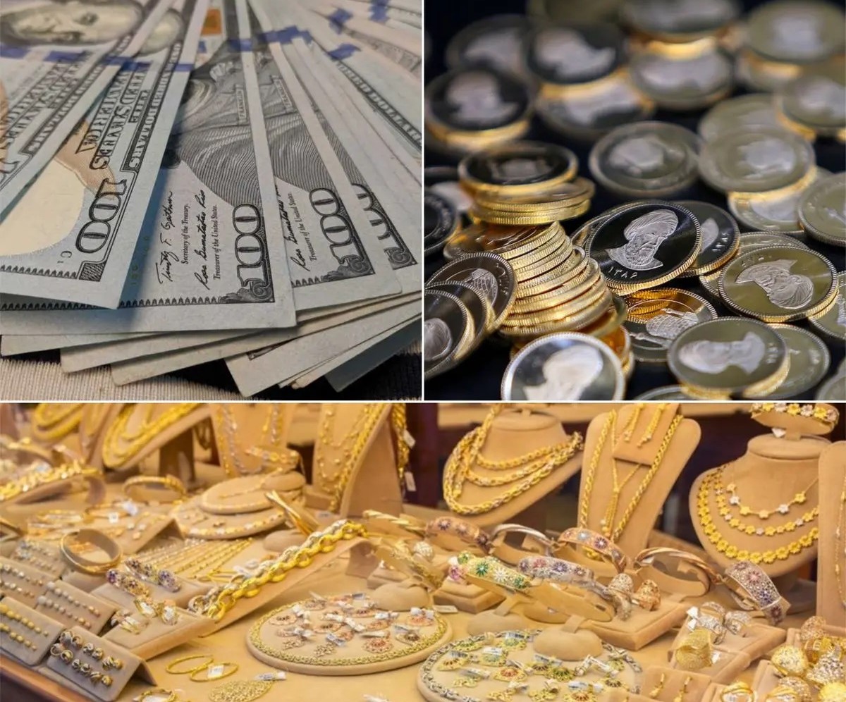 قیمت طلا، سکه، دلار و یورو امروز سه شنبه 15 مهر 1404؛ طلا گران شد، سکه ارزان