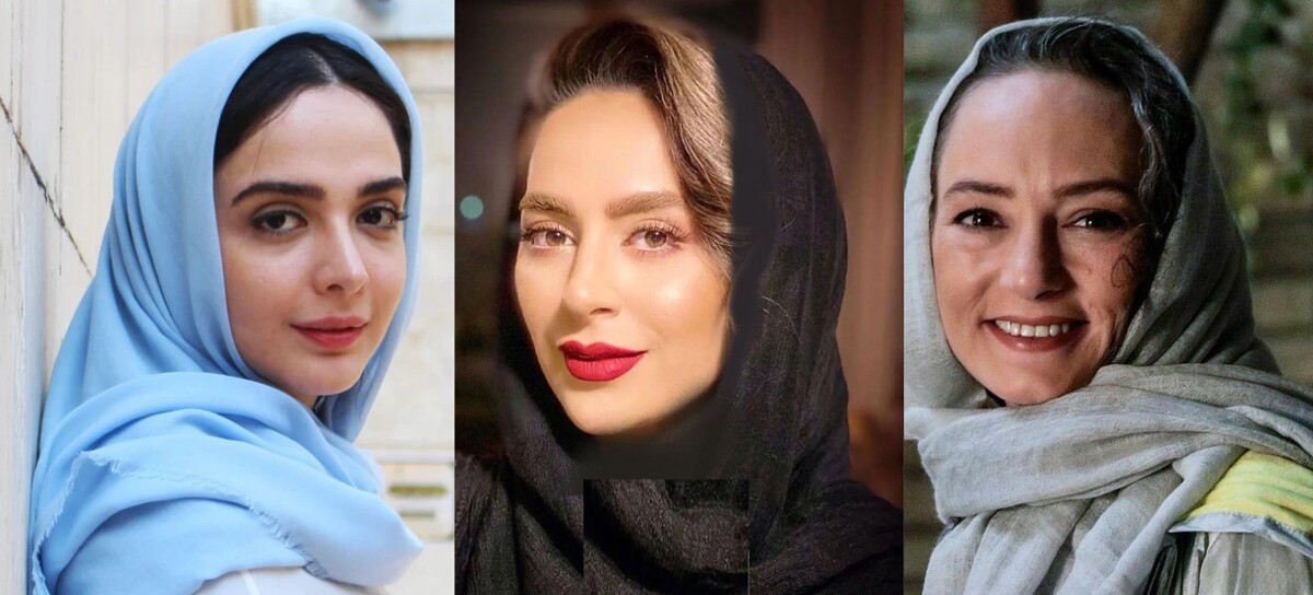 استایل جذاب زوج های سینما در جشن حافظ 1403 | از ست چرمی المیرا دهقانی و همسرش تا کت بته جقه سمانه پاکدل و امینی اسکارف ترند سحر ولدبیگی