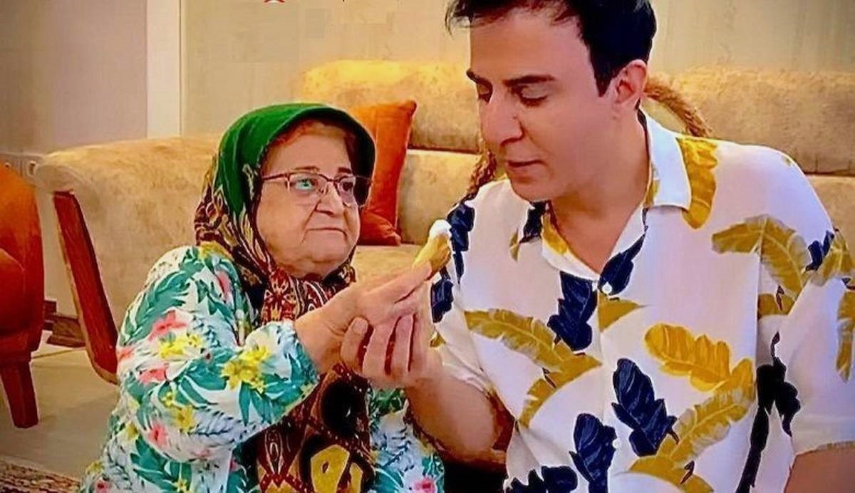 صحبت‌های صمیمانه و سرشار از شوخی عمو پورنگ با مادرش