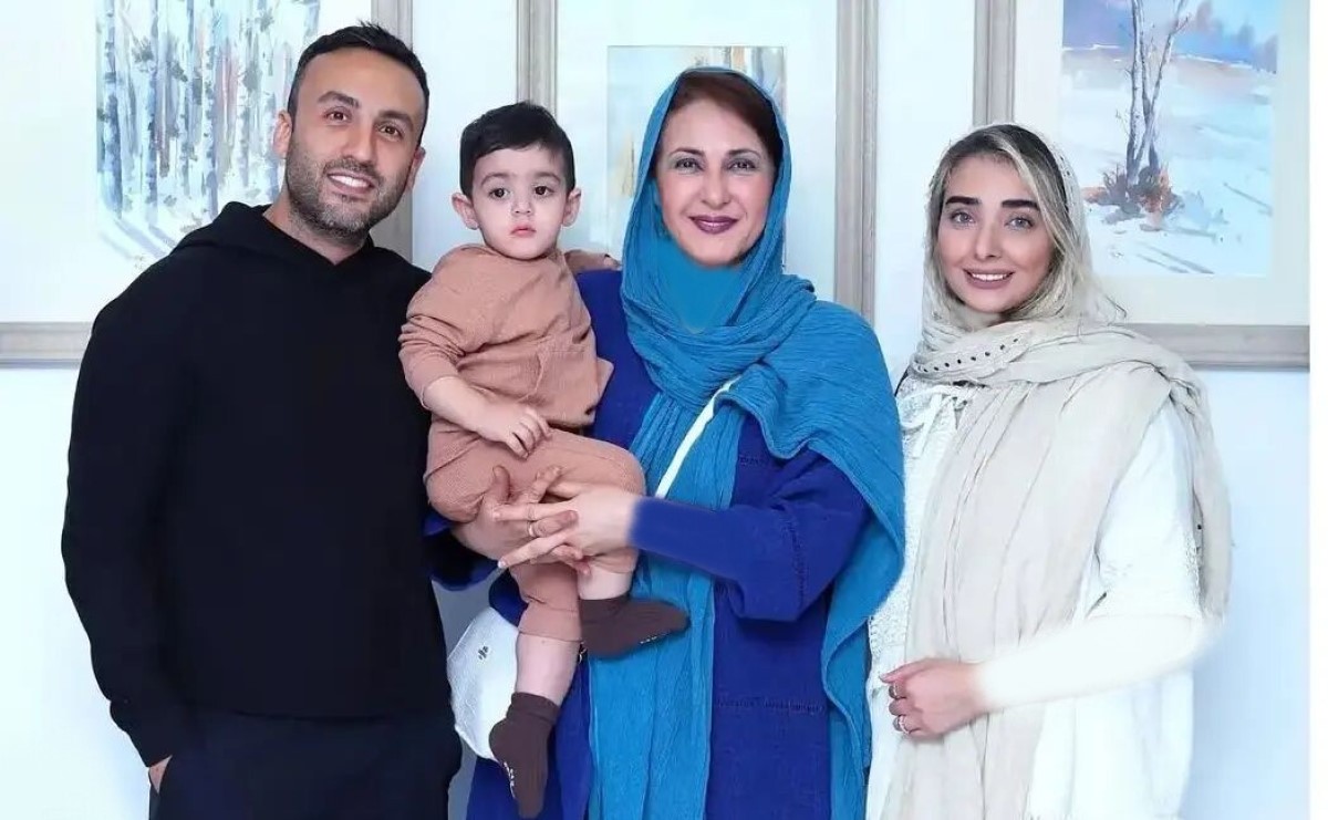 میز شام خوشرنگ و لعاب فاطمه گودرزی برای پذیرایی مخصوص از عروسش