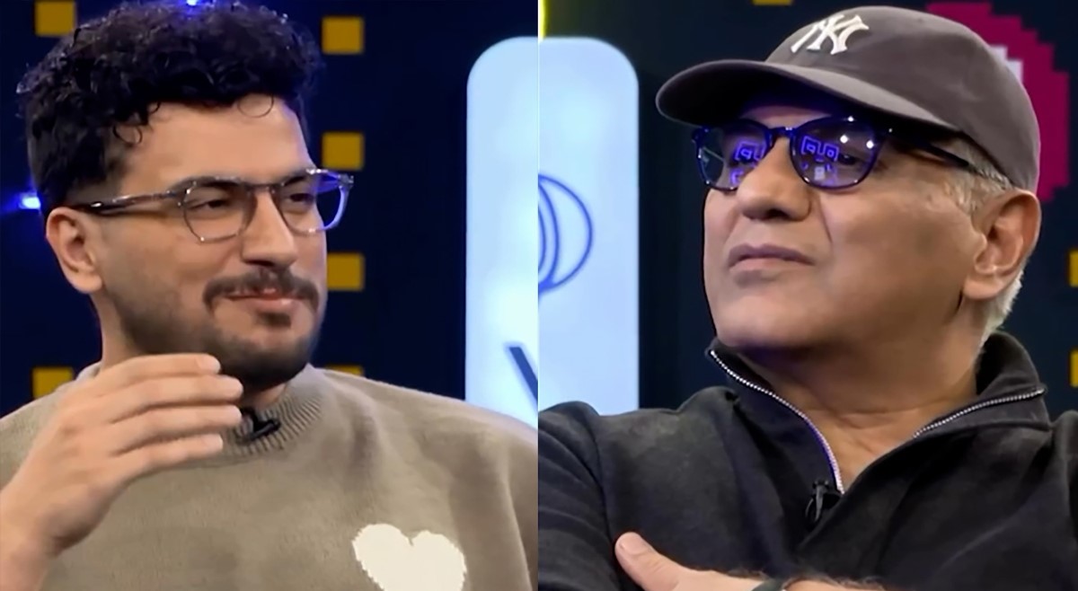 امیرحسین قیاسی از حاضرجوابی مهران مدیری غافلگیر شد