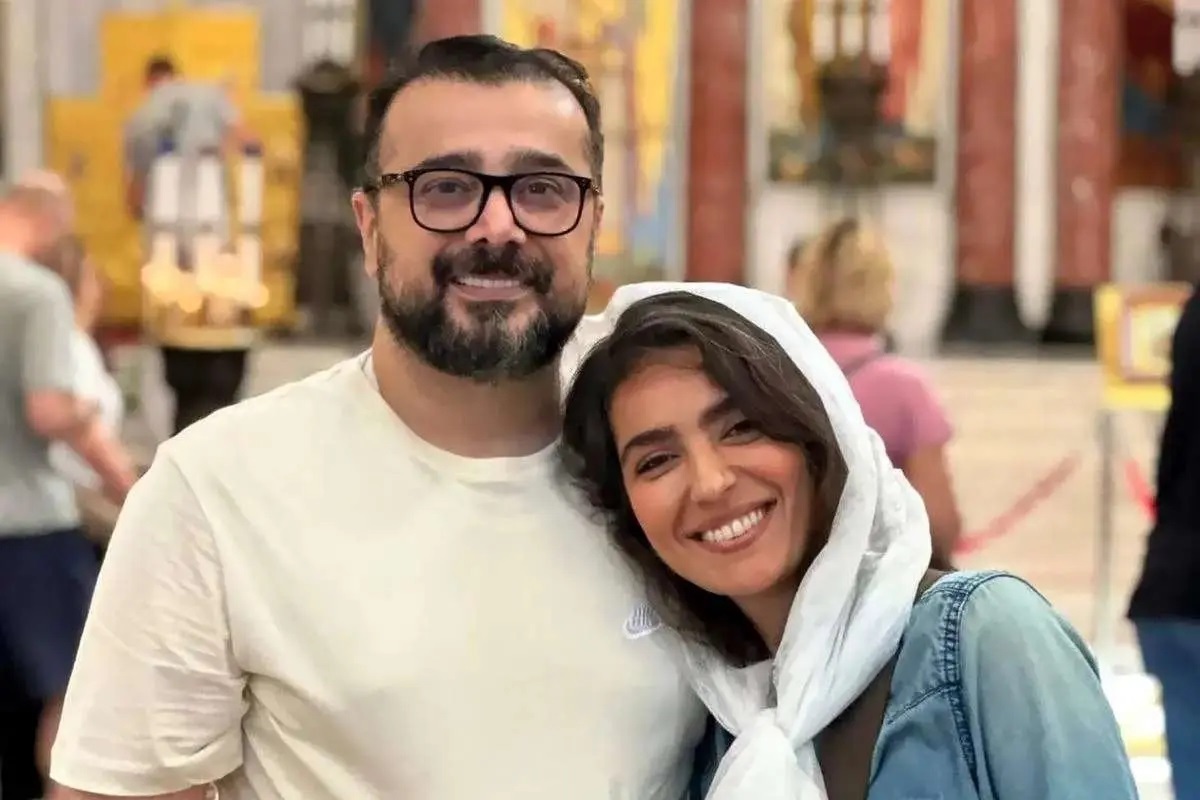 قاب عاشقانه سپند امیرسلیمانی، مونا کرمی و فرزندشان حامی