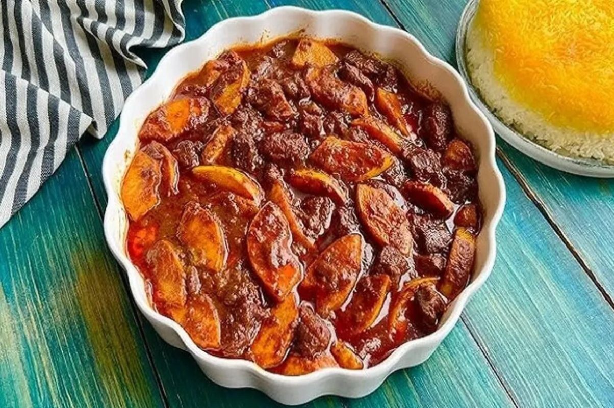 طرز تهیه خورشت به با گوشت ماهیچه