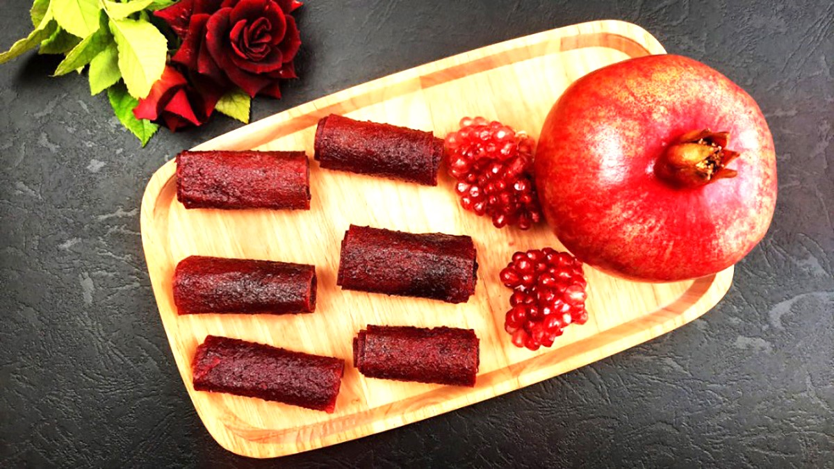 طرز تهیه لواشک انار با دانه انار | روش خشک کردن لواشک انار و جلوگیری از کپک زدن