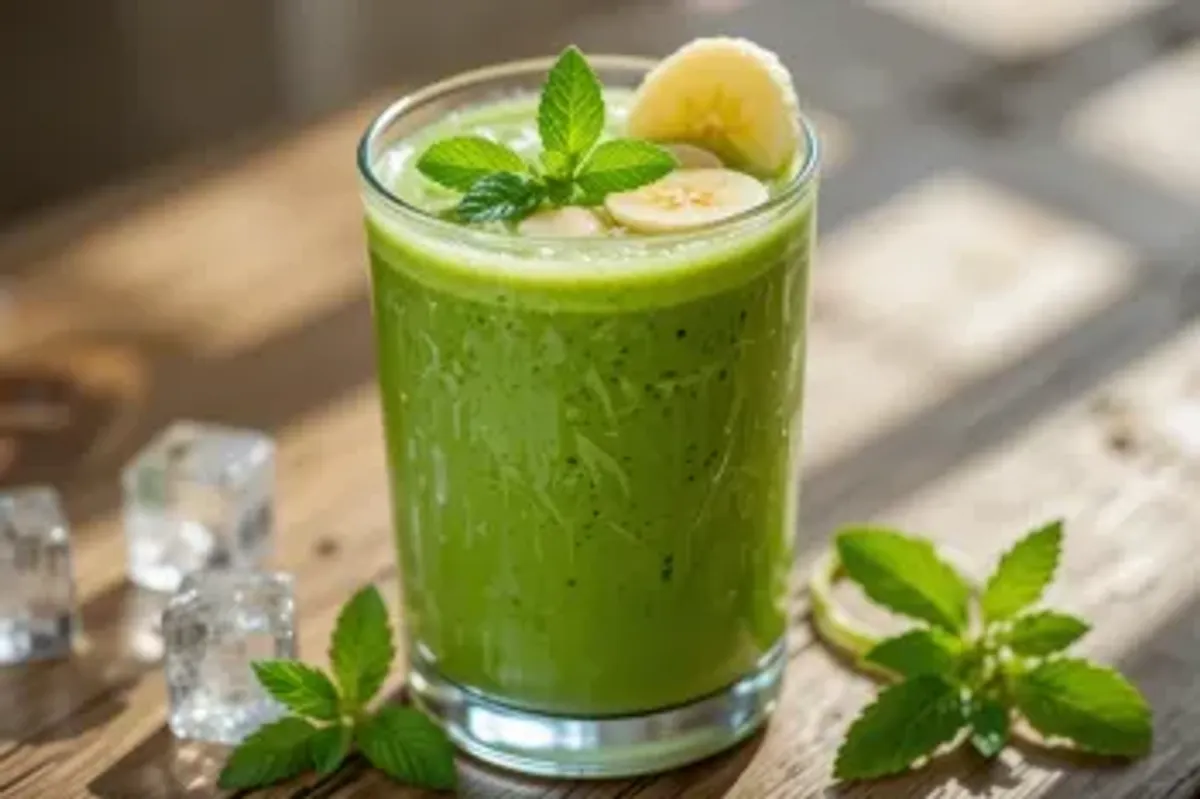 خنک و انرژیبخش برای روزهای گرم | طرز تهیه اسموتی نعناع سالم و خوشمزه