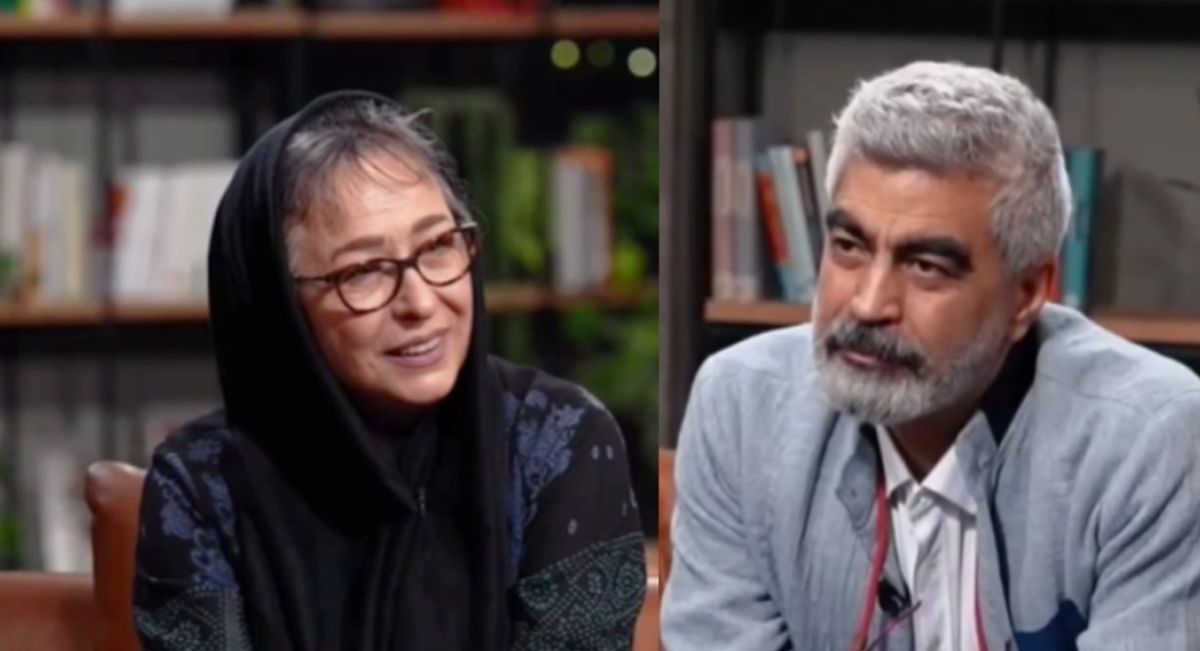 سروش صحت محو زیبایی آزیتا حاجیان شد+فیلم