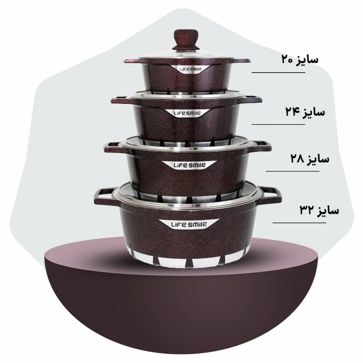راهنمای سایز قابلمه برای تعداد نفرات مختلف: جدول کامل سایز قابلمه‌های پرکاربرد