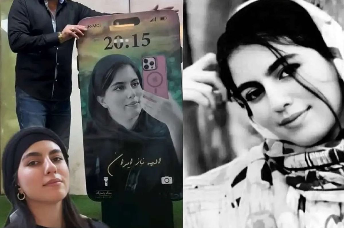 سنگ قبر الهه حسین نژاد با طرح خاص آماده شد+فیلم