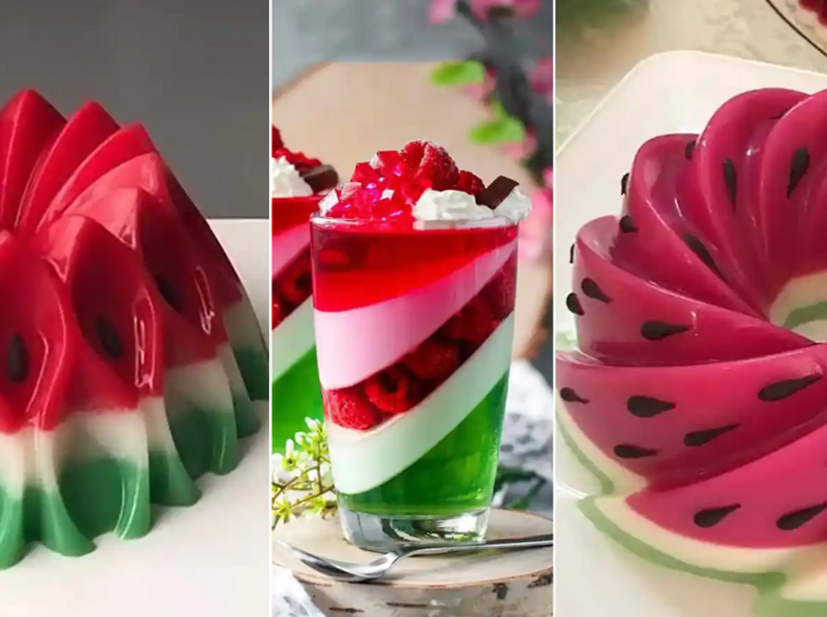 ایده‌های جذاب ژله مینیمال با میوه‌های رنگی