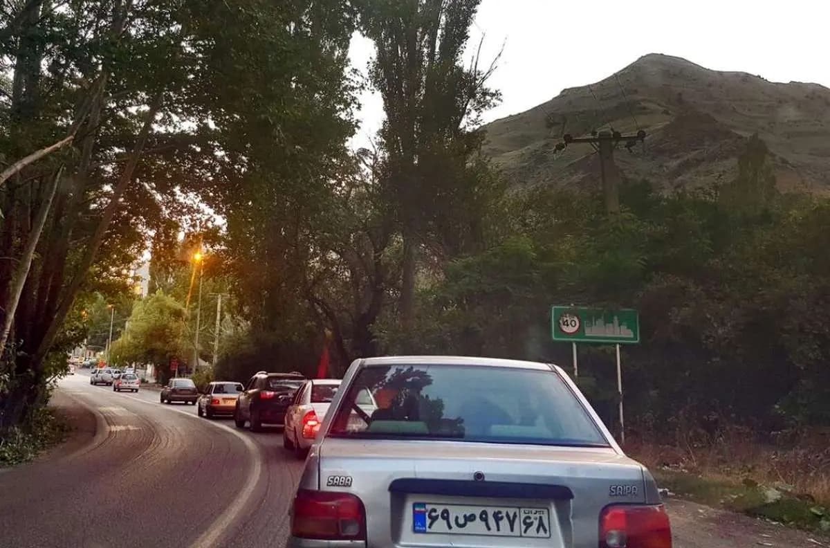 جاده چالوس امروز جمعه 4 مهر مسدود شد