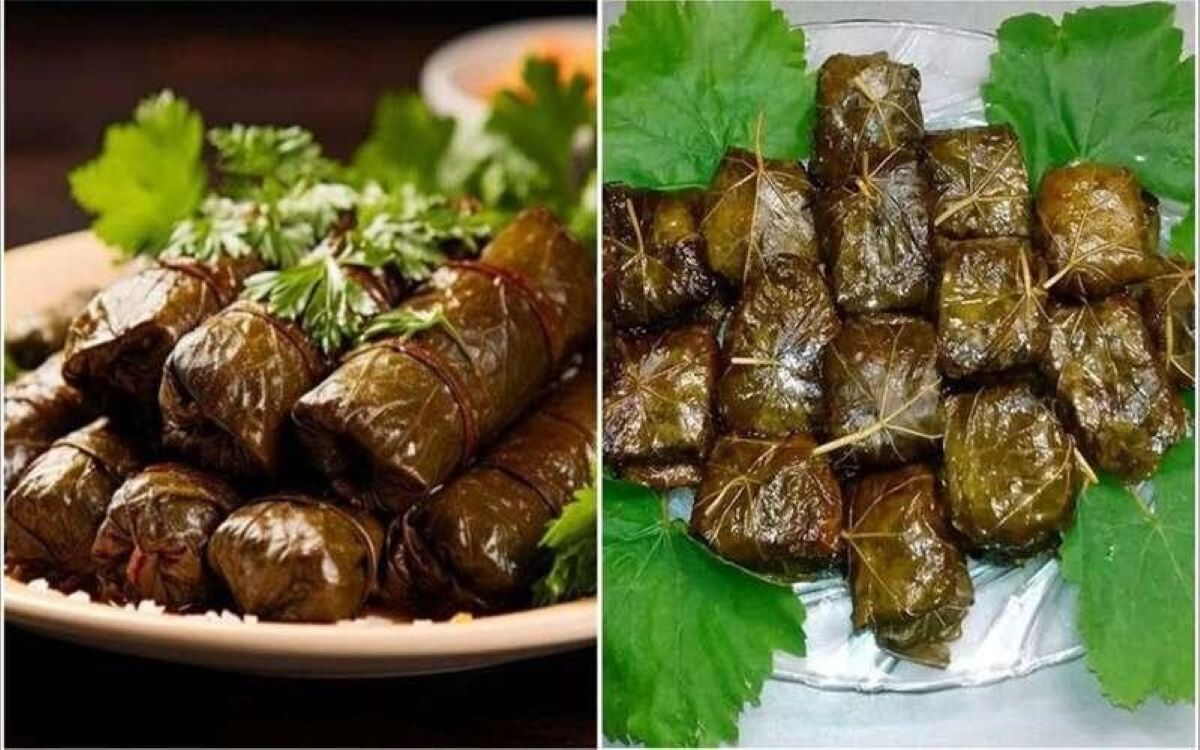 آموزش پیچیدن برگ دلمه، از مدل سیگاری تا بقچه‌ای