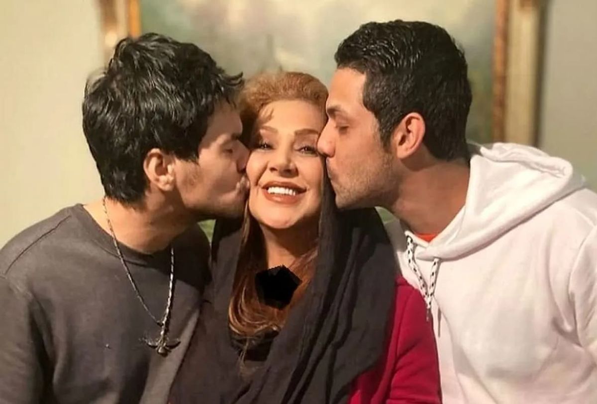 بی تابی غم انگیز و عاشقانه نسرین مقانلو برای پسر جوانش+فیلم