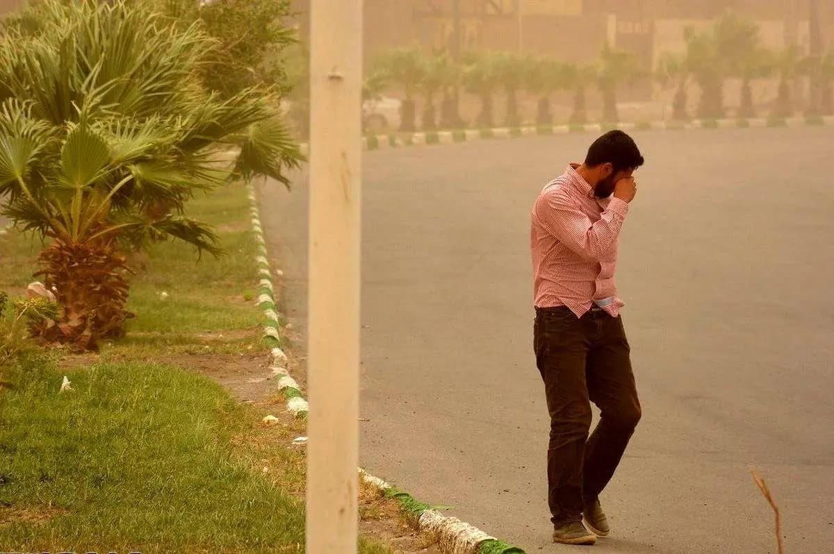 پیش بینی هواشناسی؛ وزش باد شدید و گردوخاک تا فردا در تهران