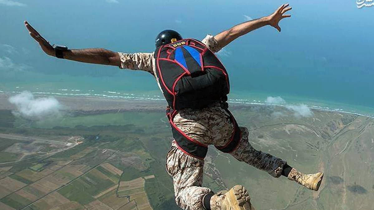 مرگ دردناک چتربازی که چترش پس از پرش باز نشد؛ فیلم 16+