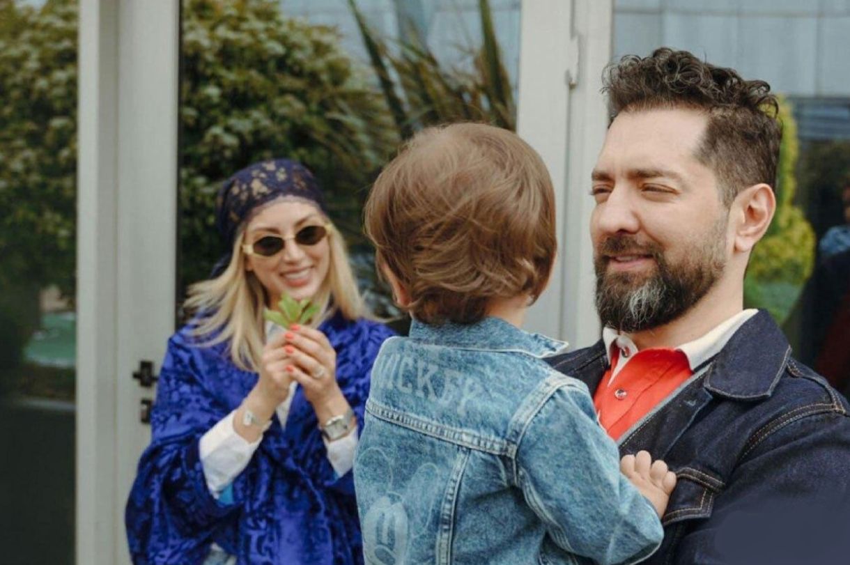 سفر لاکچری بهرام رادان و همسر و فرزندش به یونان+تصاویر