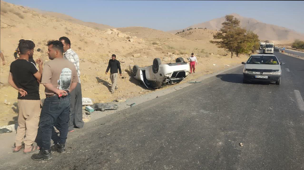 تصادف مرگبار در جاده نهاوند - کرمانشاه با 5 کشته