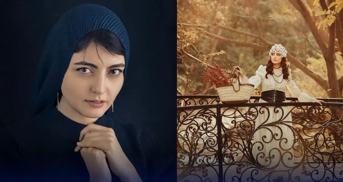 عکس‌های مدلینک افسانه کمالی عکاسی با کلاه گیس