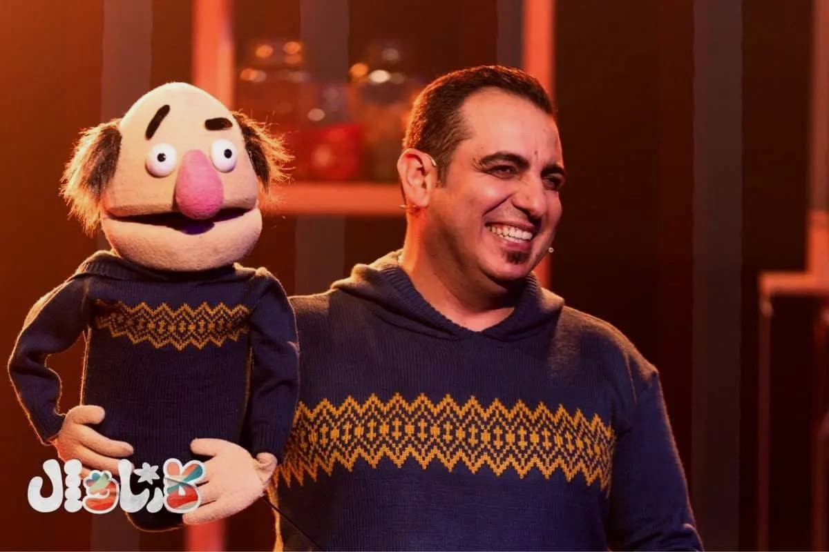 پشت صحنه عروسک‌گردانی محمد لقمانیان در کارناوال رامبد جوان
