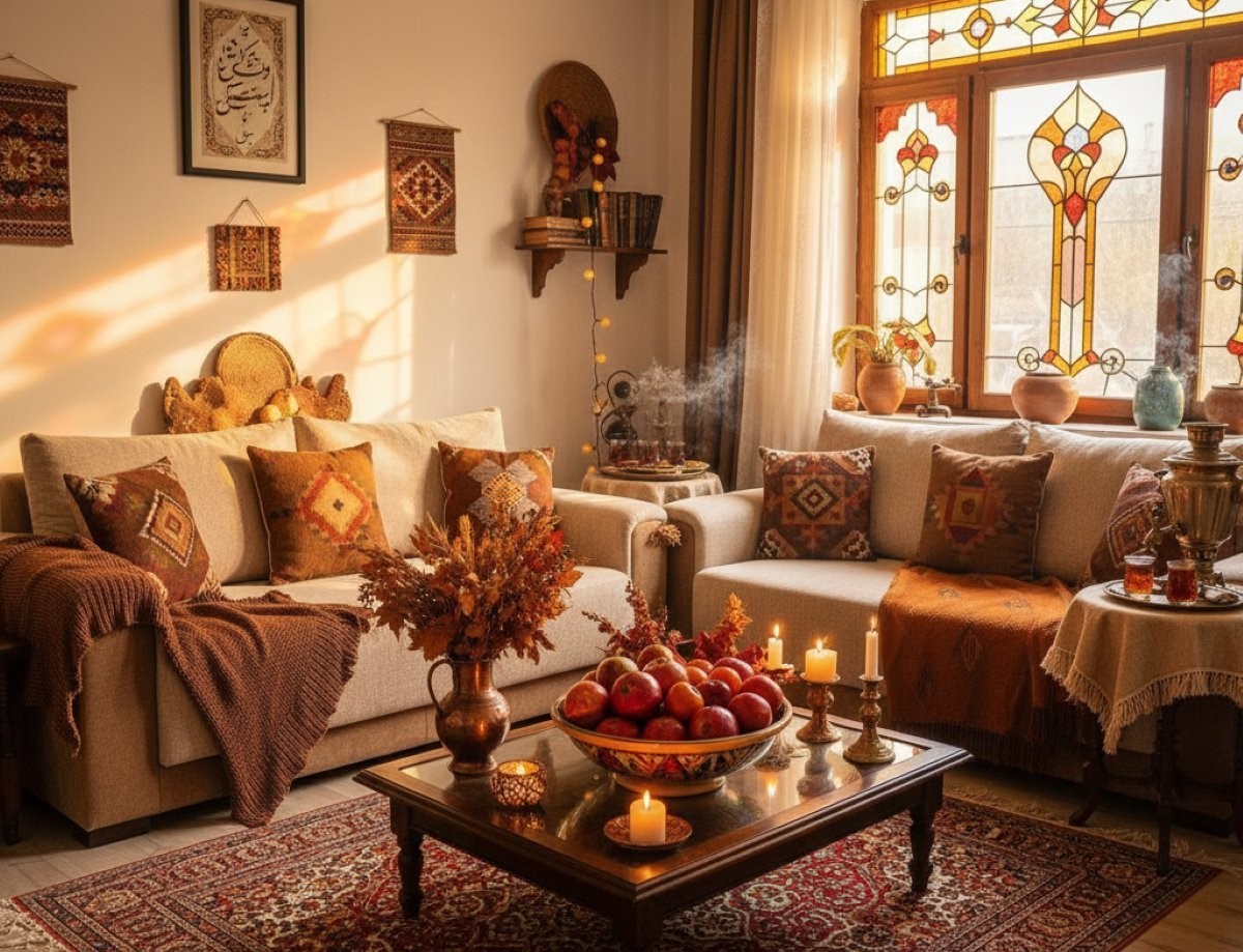 دکوراسیون پاییزی خانه با طراحی مینیمال و مدرن