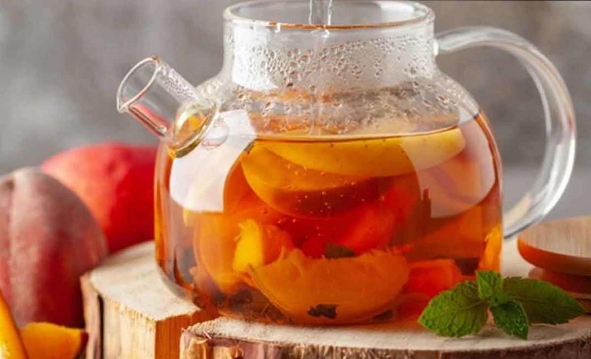 رفع تشنگی با دمنوش هلو | روش تهیه دمنوش هلو