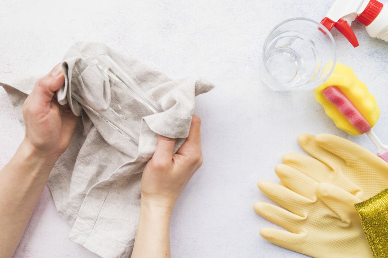 ترفند خانه داری| روشهای پاک کردن لکه روغن از روی لباس؛ با جوش شیرین و پودربچه و سرکه