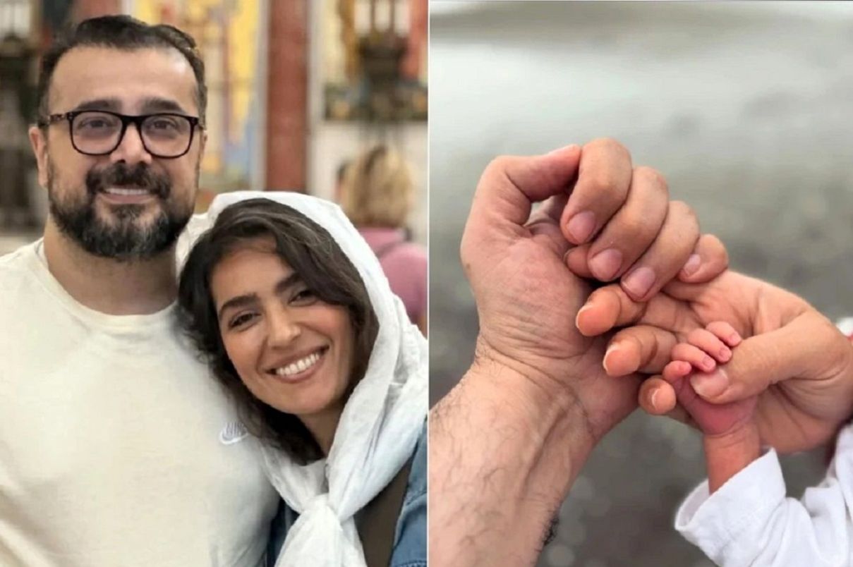 اولین عکس از چهره پسر مونا کرمی؛ هر روزم با تو زیباتر میشه