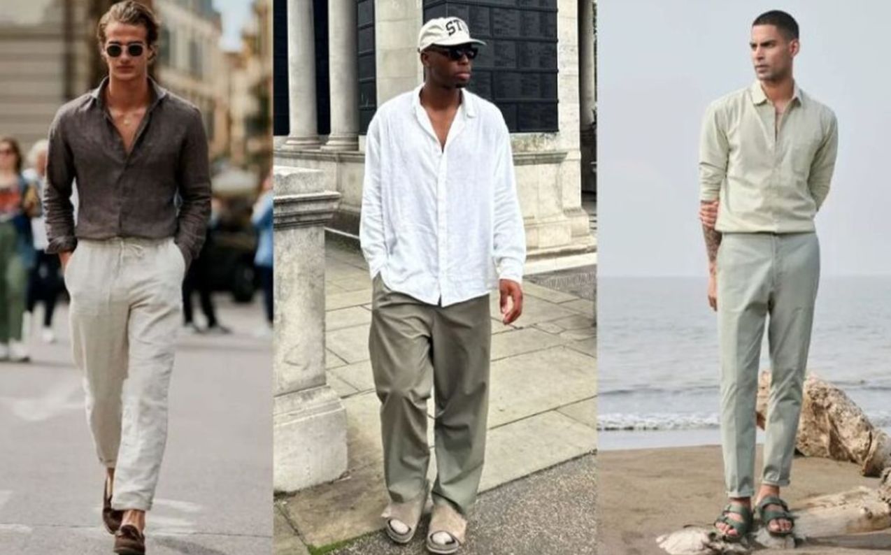 استایل مردانه تابستان؛ چطور پیراهن لینن را ست کنیم؟