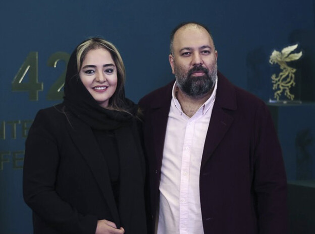 چیدمان استثنایی میز شب یلدا در حیاط نرگس محمدی؛ سنگ تموم گذاشت!