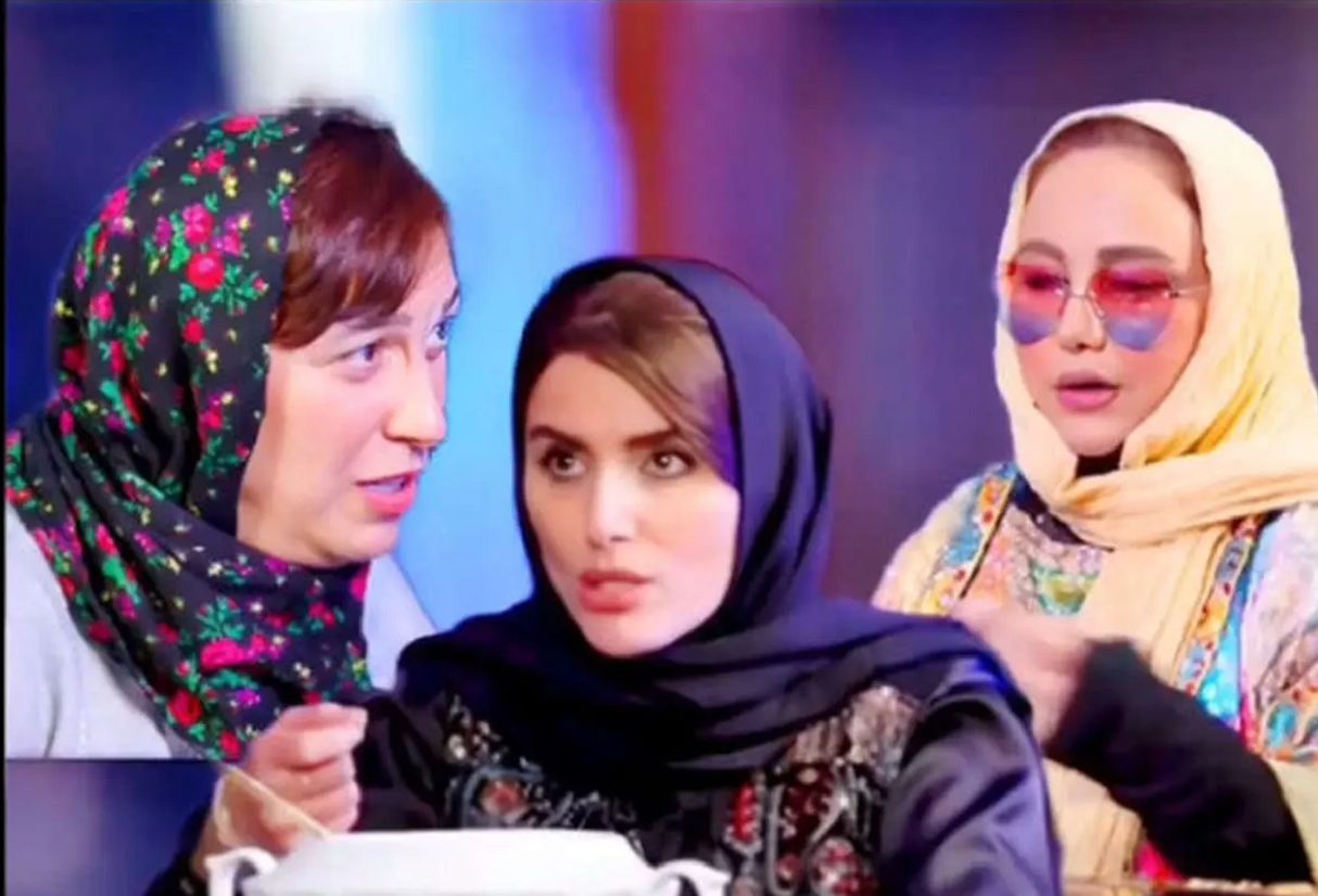 بحث و دعوای لفظی بهنوش بختیاری و رها خدایاری در شام ایرانی+ فیلم