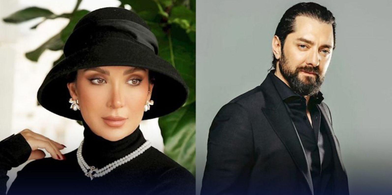 خوش‌گذرانی مینا مختاری همسر بهرام رادان در کنار عاقد مراسم ازدواجش!