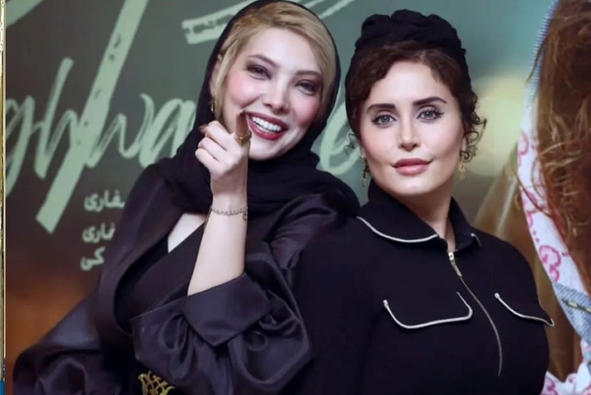 تیپ جنجالی الناز شاکردوست و صدف اسپهبدی در اکران گوزن‌های اتوبان