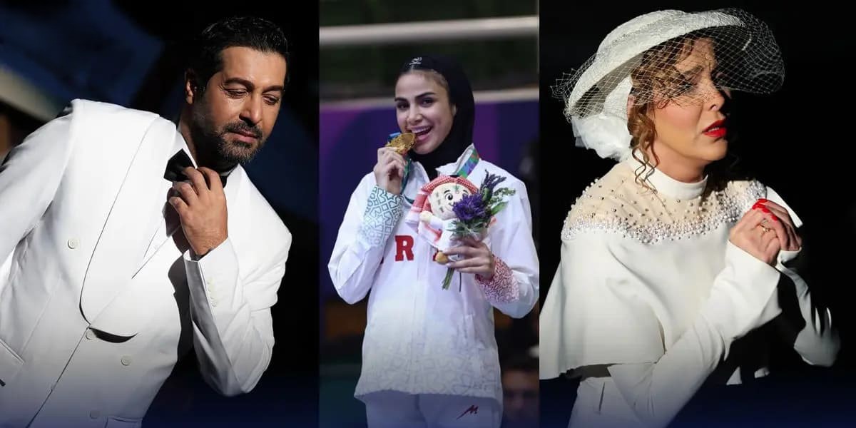 آلبوم عکس امروز | از استایل گرانقیمت فریبا نادری و امیرعلی اکبری در روسیه تا کامران تفتی همسر متین ستوده در نمایش کازبلانکا