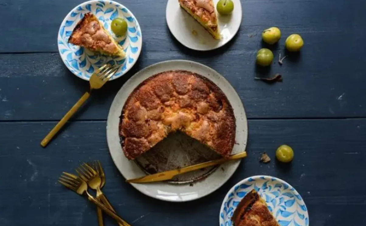 طرز تهیه کیک گوجه‌ سبز با فر