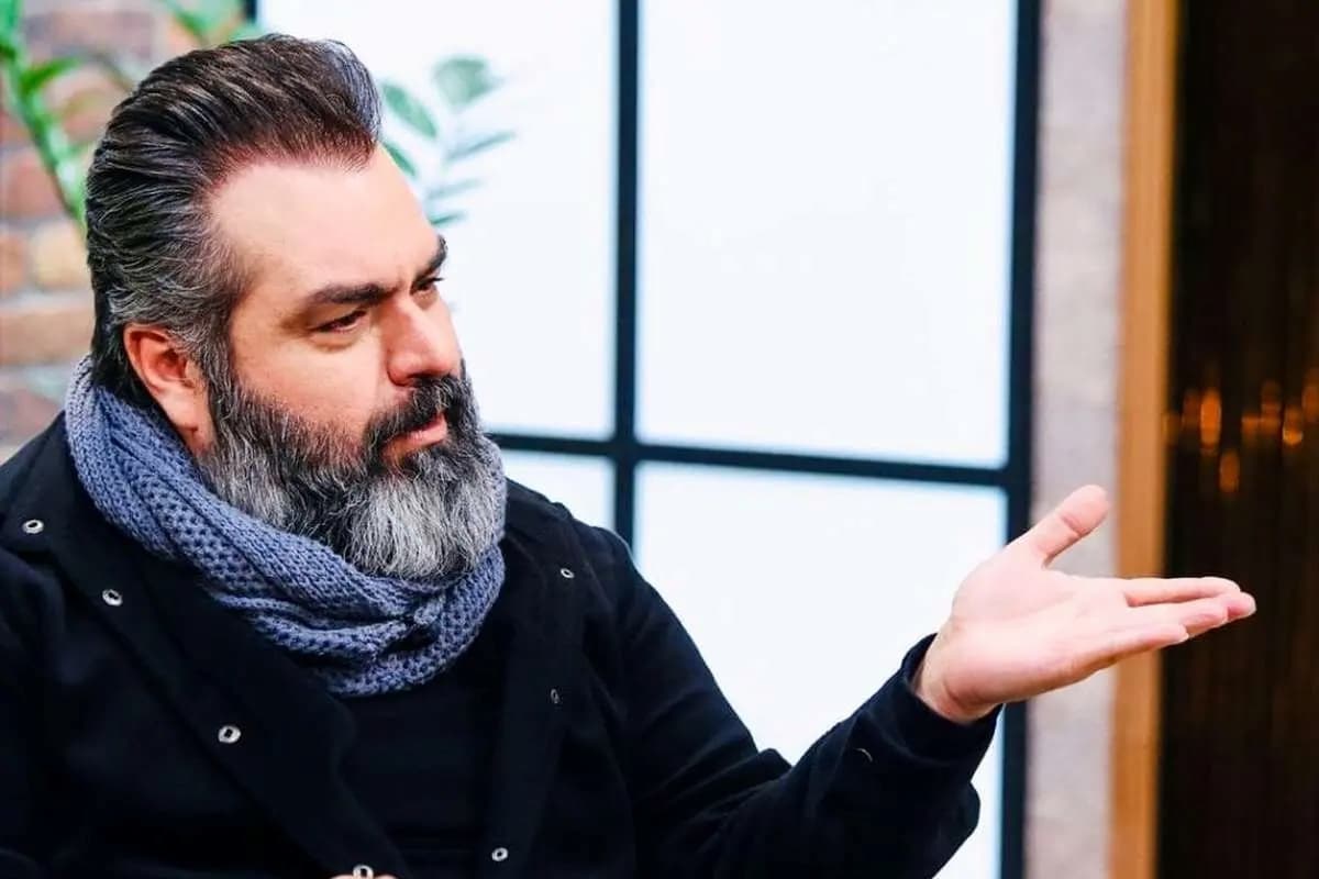 گریم ترسناک شهرام قائدی در پشت صحنه فیلم جدیدش