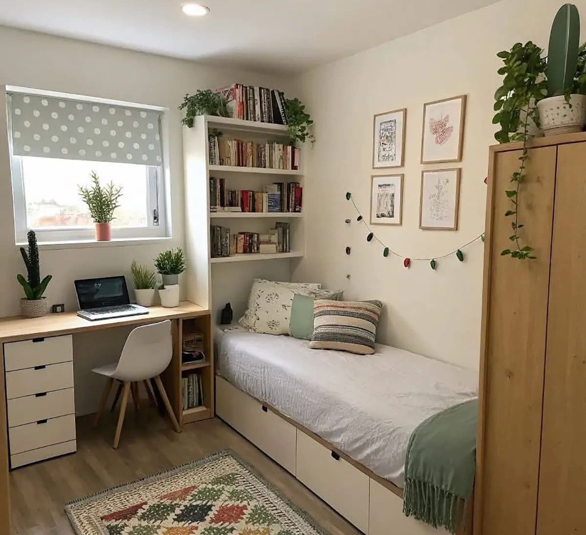 راهکارهای خلاقانه برای چیدمان اتاق خواب کوچک زیر ۸ متر