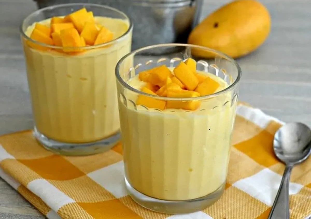 طرز تهیه دسر انبه با 4 قلم مواد ساده و کم هزینه