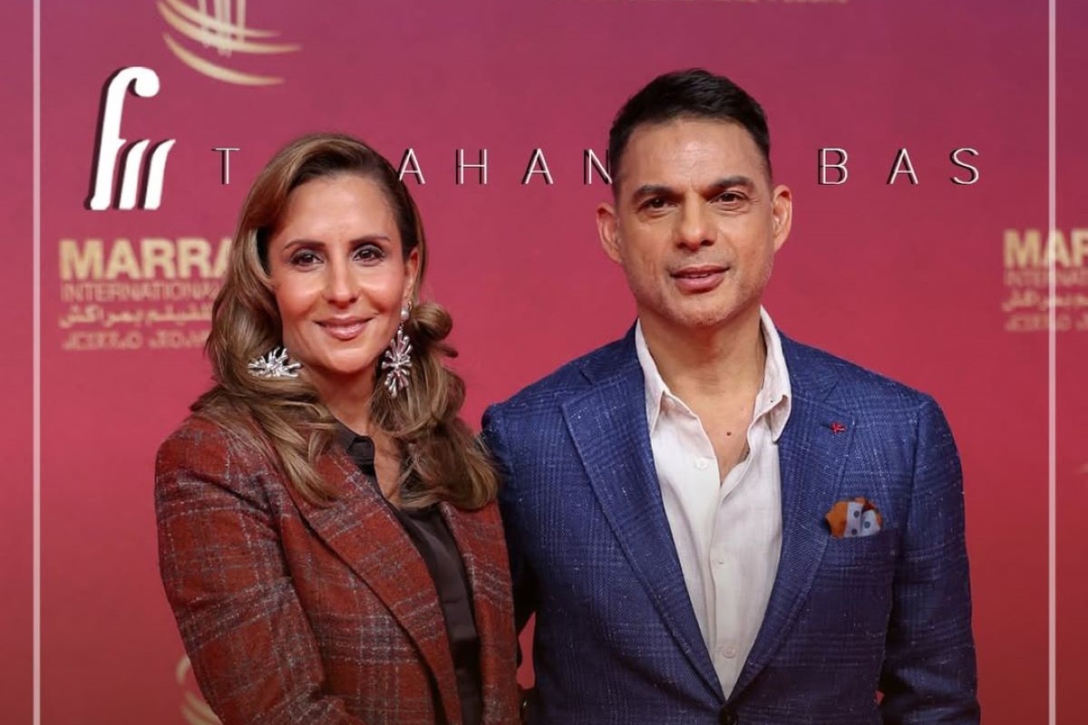 استایل پیمان معادی و همسرش در فرش قرمز جشنواره فیلم مراکش