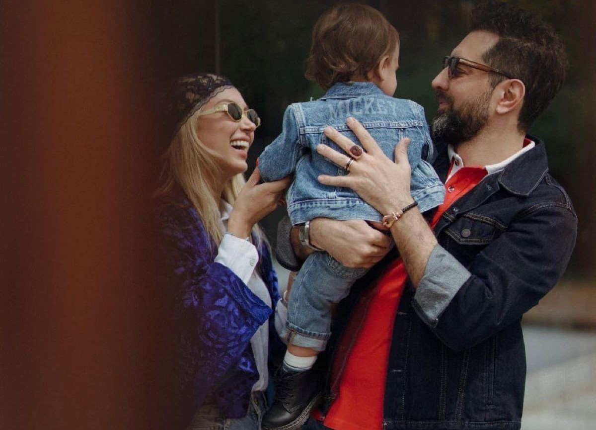 جشن دومین سالگرد عروسی بهرام رادان و مینا مختاری در کنار پسرشون