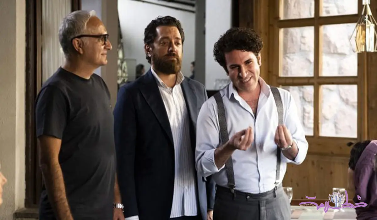 رقص پرحاشیه هوتن شکیبا با بهرام رادان و بیژن بنفشه‌خواه در صبحانه با زرافه‌ها+فیلم