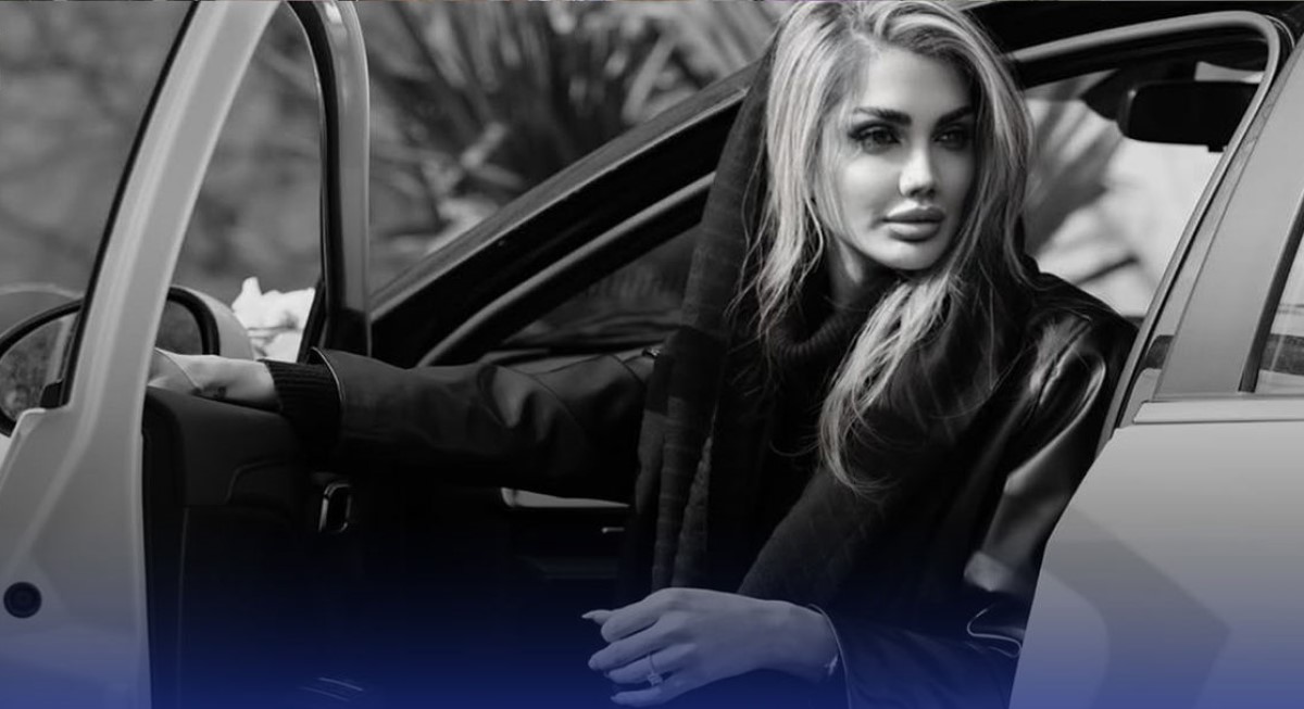 قاب دونفره صبا تاجیک و علیرام نورایی در خیابان تهران