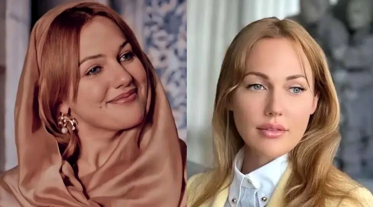 جشن تولد مریم اوزرلی بازیگر خرم سلطان در 42 سالگی با تم طلایی و شیک