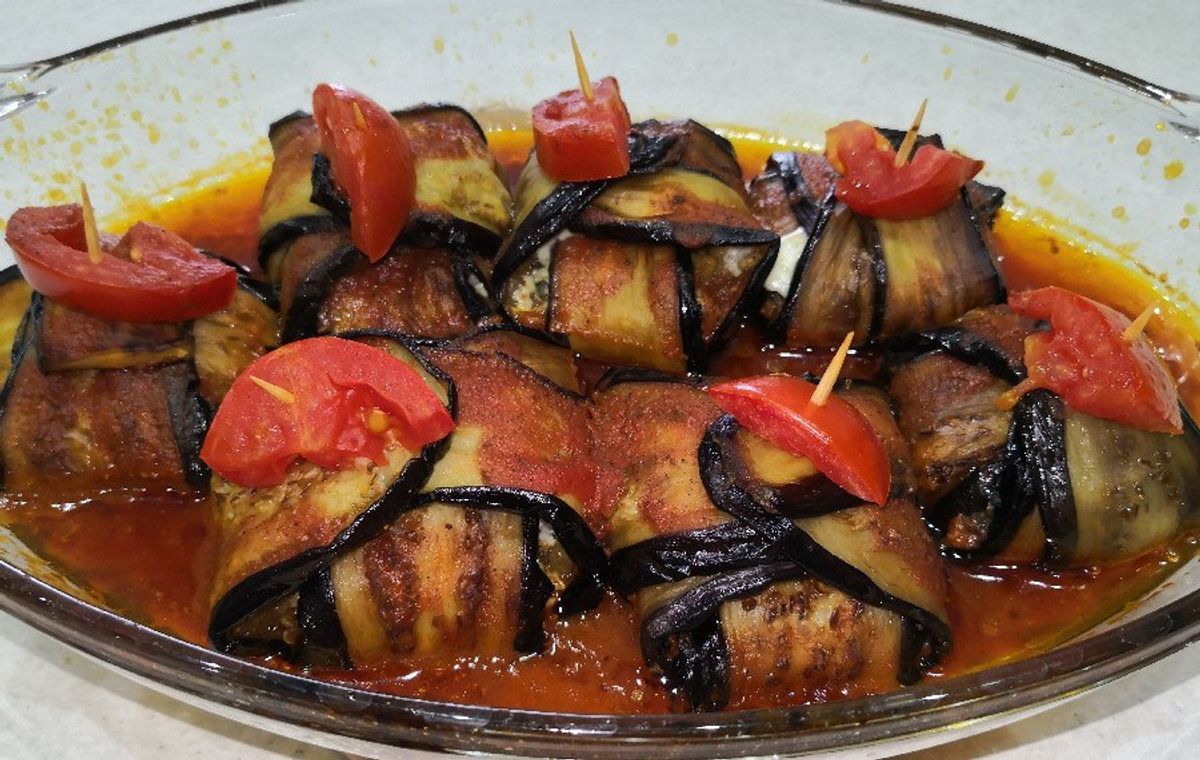 طرز تهیه دلمه بادمجان حصیری؛ غذای سبک برای شام